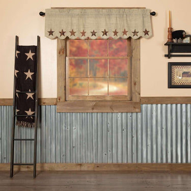 Abilene Star Valance Curtain 16x60 VHC Brands - The Fox Decor